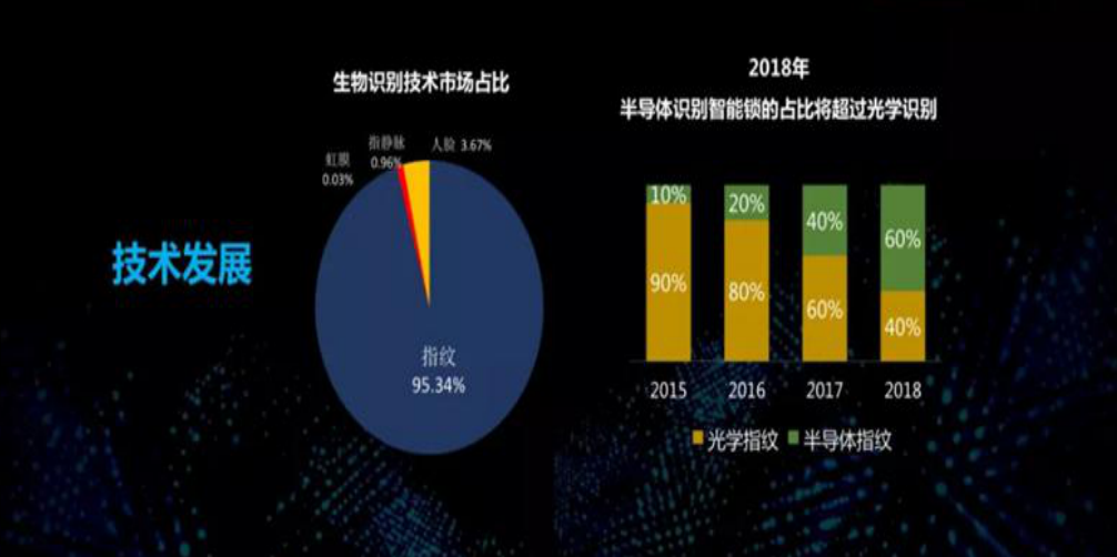 生物識別技術(shù)市場占比